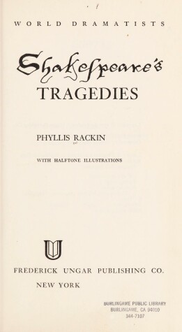 Cover of Shakespeare's Tragedies