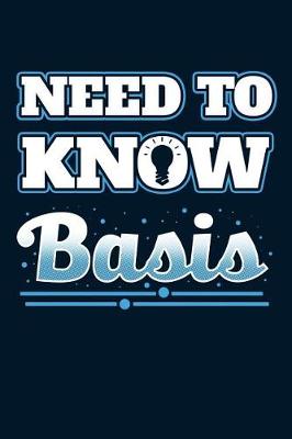 Book cover for Need to Know Basis