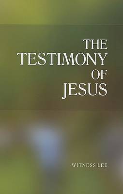 Book cover for The Testimony of Jesus