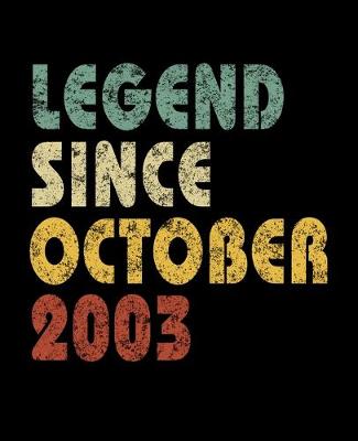 Book cover for Legend Since October 2003