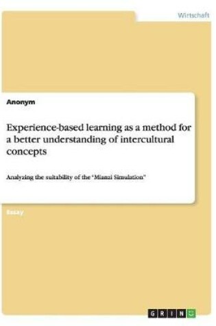 Cover of Experience-based learning as a method for a better understanding of intercultural concepts