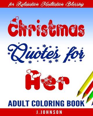 Book cover for Christmas Quotes for Her