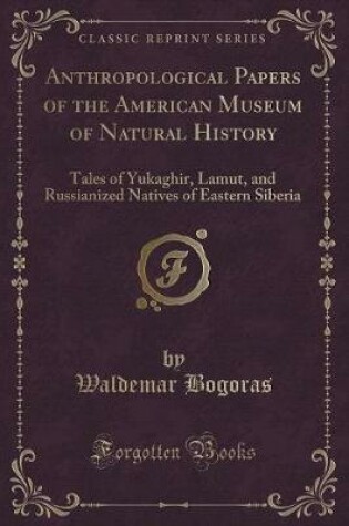 Cover of Anthropological Papers of the American Museum of Natural History