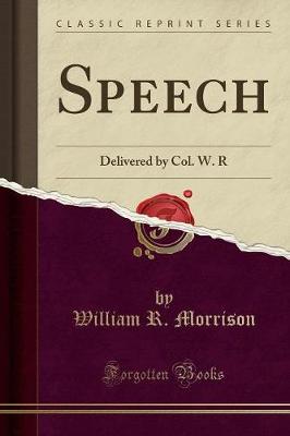 Book cover for Speech