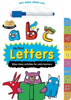 Book cover for Help with Homework: My First Letters-Wipe-Clean Activities for Early Learners