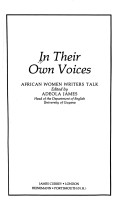 Book cover for In Their Own Voices