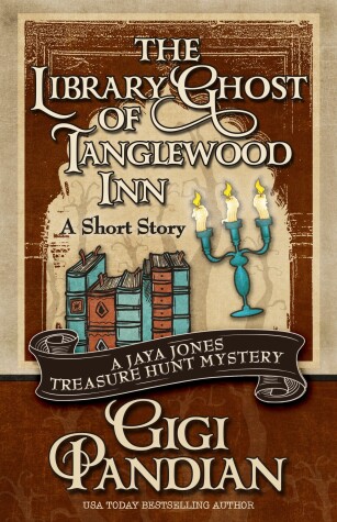 Book cover for The Library Ghost of Tanglewood Inn