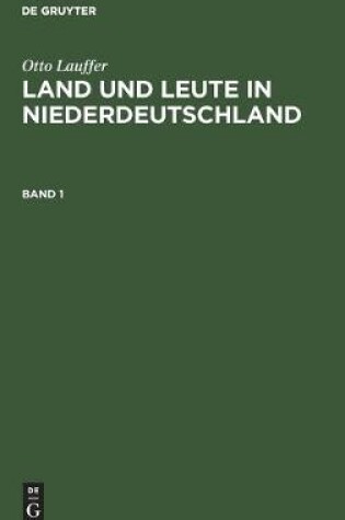 Cover of Land und Leute in Niederdeutschland