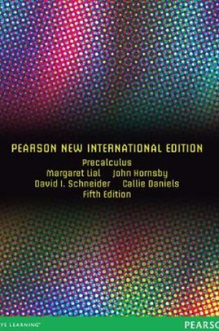 Cover of Precalculus Pearson New International Edition, plus MyMathLab without eText