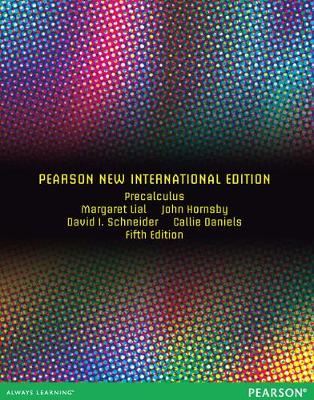 Book cover for Precalculus Pearson New International Edition, plus MyMathLab without eText