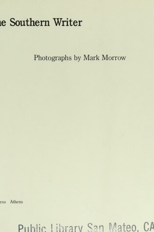 Cover of Images of the Southern Writer