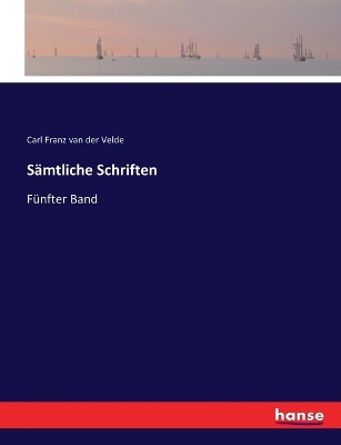 Book cover for Sämtliche Schriften