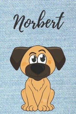 Cover of Norbert Hunde Notizbuch / Notizheft / Malbuch / Kritzelbuch / Tagebuch / Journal / DIN A5 / Geschenke