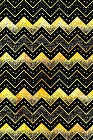 Cover of Journal Notebook Dot Dash Zigzag Pattern 6