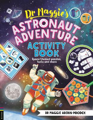 Book cover for Dr Maggie’s Astronaut Adventure Activity Book