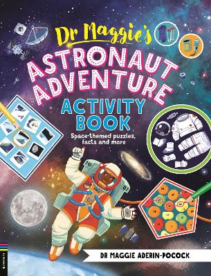 Book cover for Dr Maggie’s Astronaut Adventure Activity Book