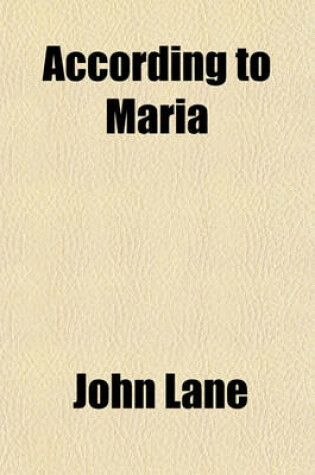 Cover of According to Maria