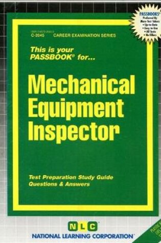 Cover of Mechanical Equipment Inspector