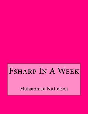 Book cover for Fsharp in a Week