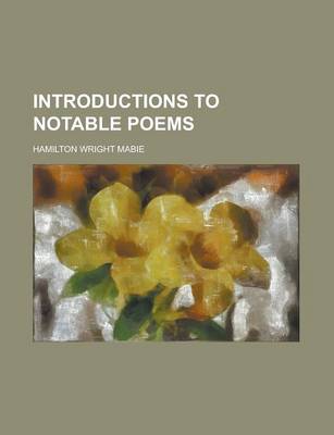 Book cover for Introductions to Notable Poems