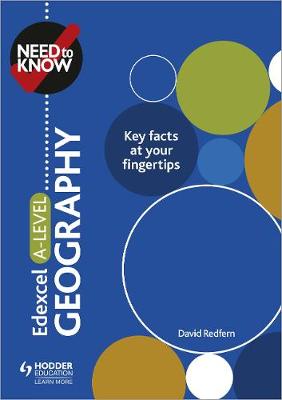 Book cover for Need to Know: Edexcel A-level Geography