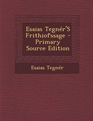 Book cover for Esaias Tegner's Frithiofssage