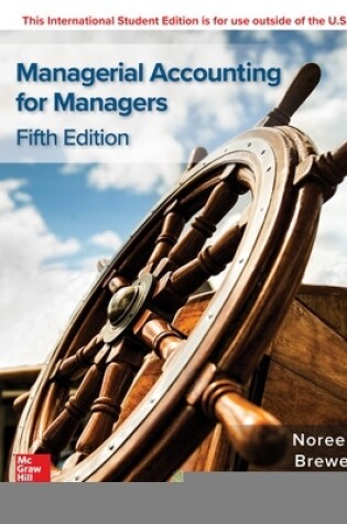 Cover of ISE Managerial Accounting for Managers