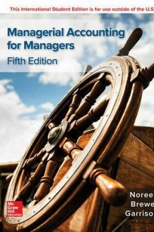 Cover of ISE Managerial Accounting for Managers