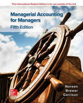 Book cover for ISE Managerial Accounting for Managers