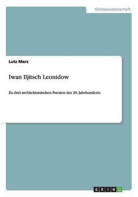 Book cover for Iwan Iljitsch Leonidow