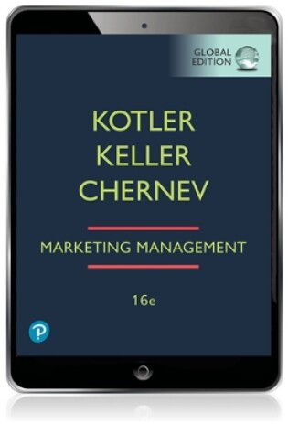 Cover of Marketing Management, Global Edition