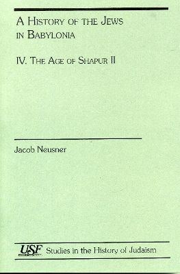 Book cover for History of Jews in Babylonia IV