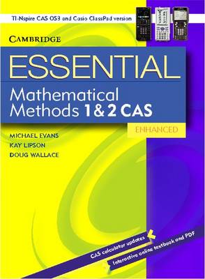 Book cover for Essential Mathematical Methods CAS 1 and 2 Enhanced TIN/CP Version 652354