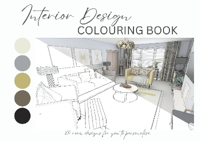 Book cover for Interior Design Colouring Book