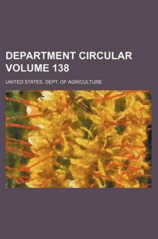 Cover of Department Circular Volume 138