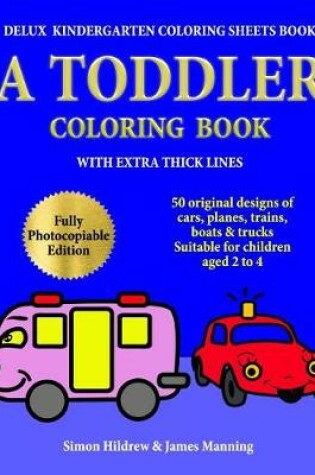 Cover of Delux Kindergarten Coloring Sheets Book