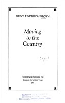 Book cover for Moving to the Country