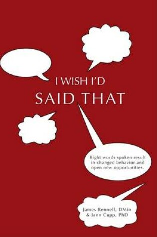 Cover of I Wish I'd Said That
