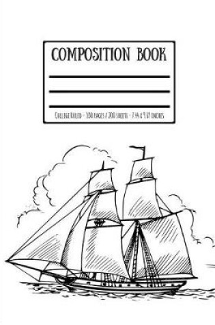 Cover of Old Sailing Brig Composition Book