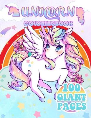 Book cover for Unicorn Coloring Book