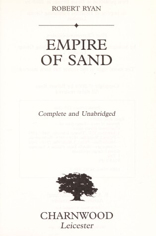 Cover of Empire Of Sand