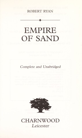 Book cover for Empire Of Sand