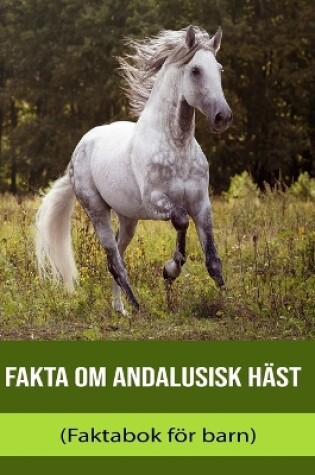 Cover of Fakta om Andalusisk häst (Faktabok för barn)