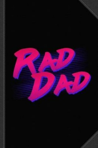 Cover of Rad Dad Retro Journal Notebook