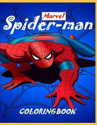 Book cover for Marvel Spiderman Coloring Book