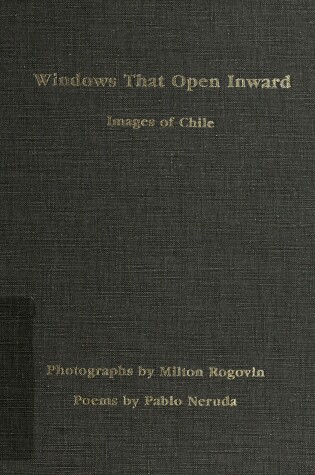 Cover of Windows That Open Inward