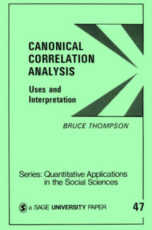 Cover of Canonical Correlation Analysis