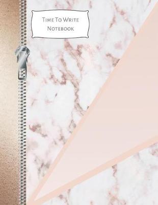 Book cover for Time to Write Notebook