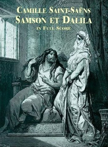Book cover for "Samson et Delila" in Full Score