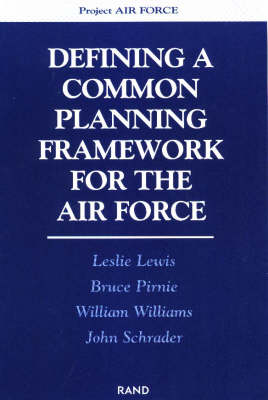 Book cover for Defining a Common Planning Framework for the Air Force